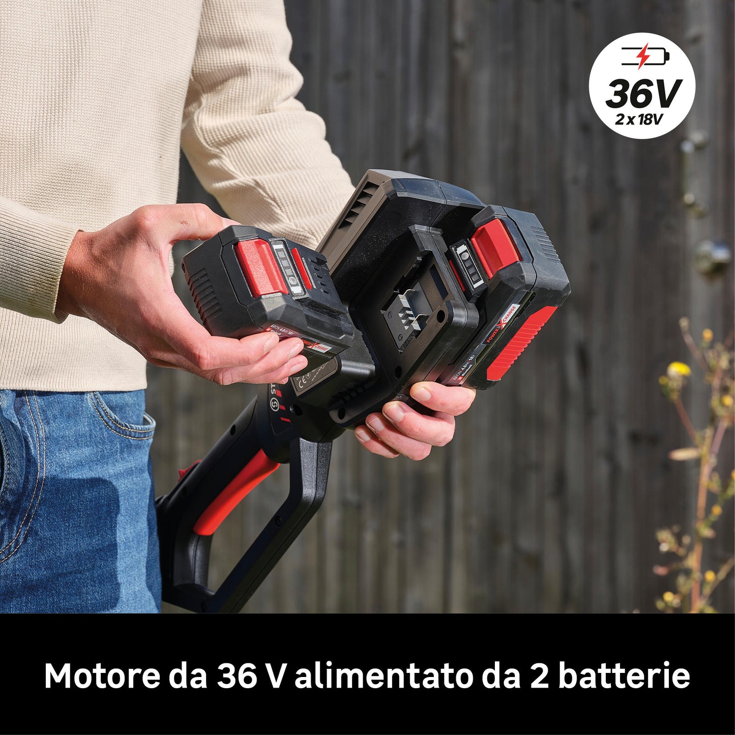 STERWINS POWER XCHANGE 36V CORDLESS BRUSHCUTTER BATTERY NOT INCLUDED