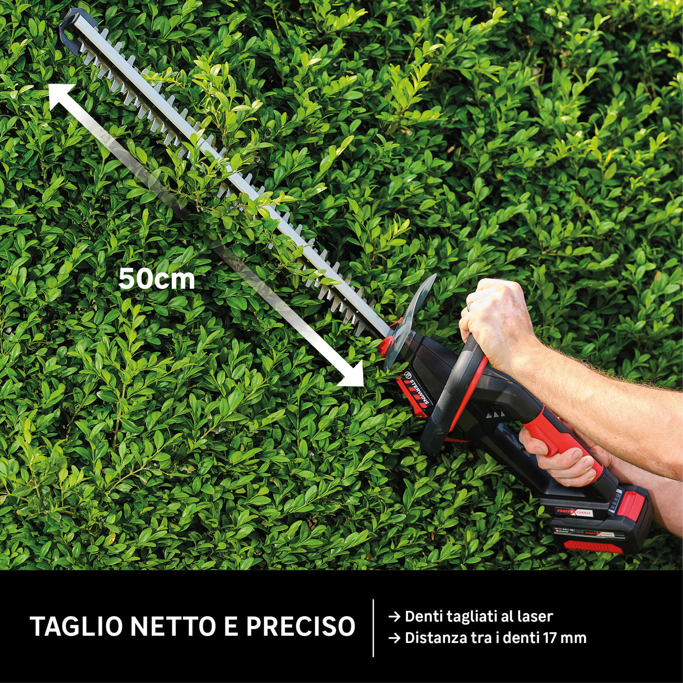 STERWINS 18V CORDLESS HEDGE TRIMMER BATTERY NOT INCLUDED
