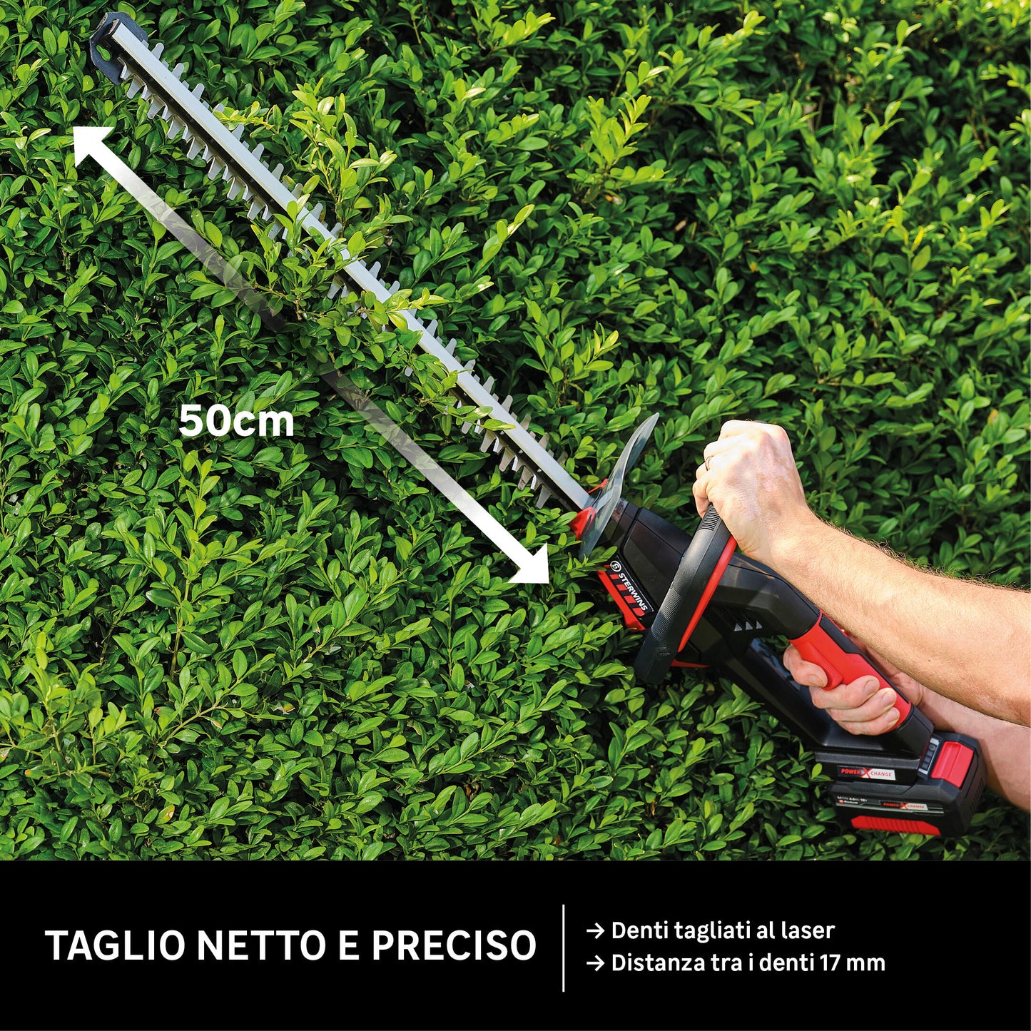 STERWINS 18V CORDLESS HEDGE TRIMMER BATTERY NOT INCLUDED