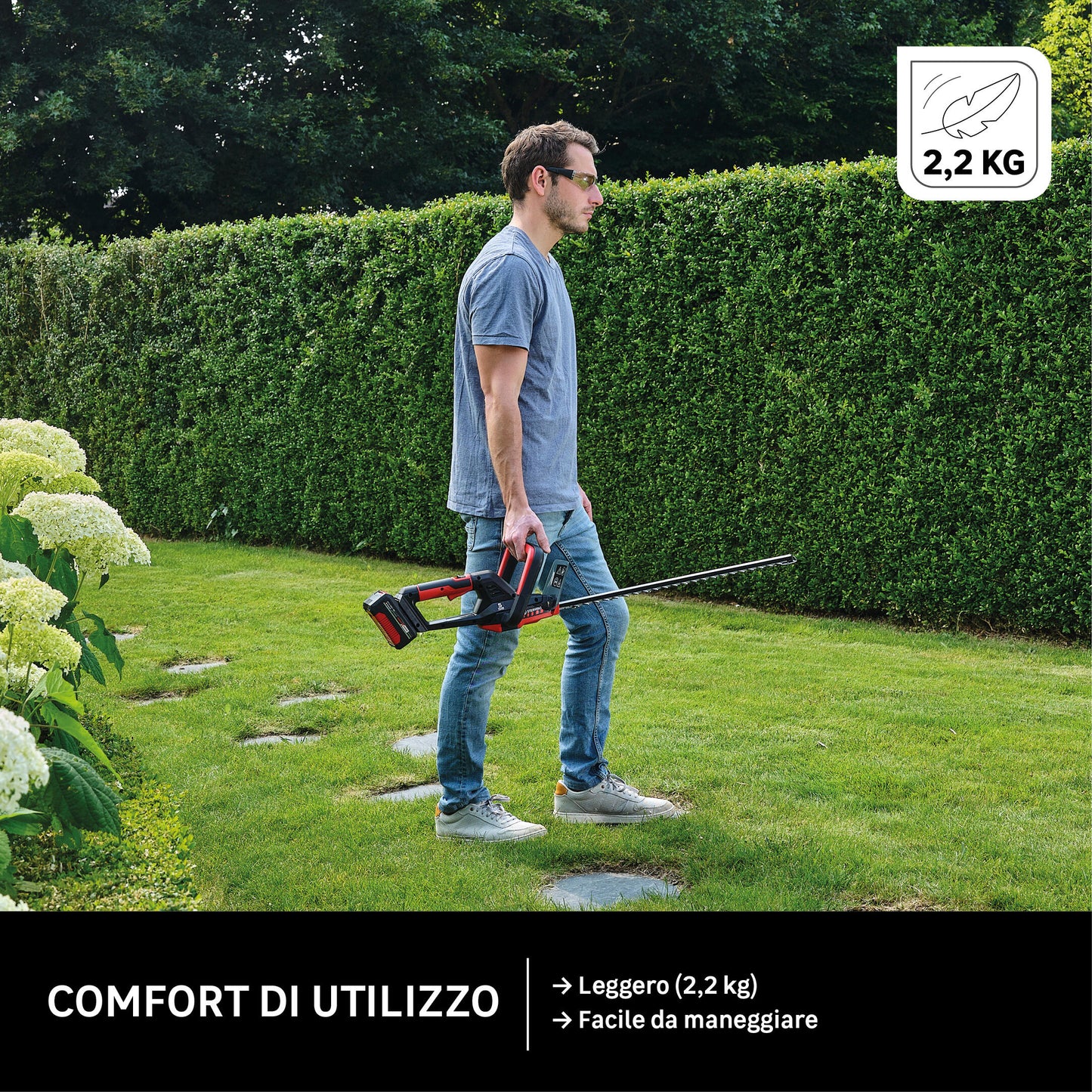 STERWINS 18V CORDLESS HEDGE TRIMMER BATTERY NOT INCLUDED