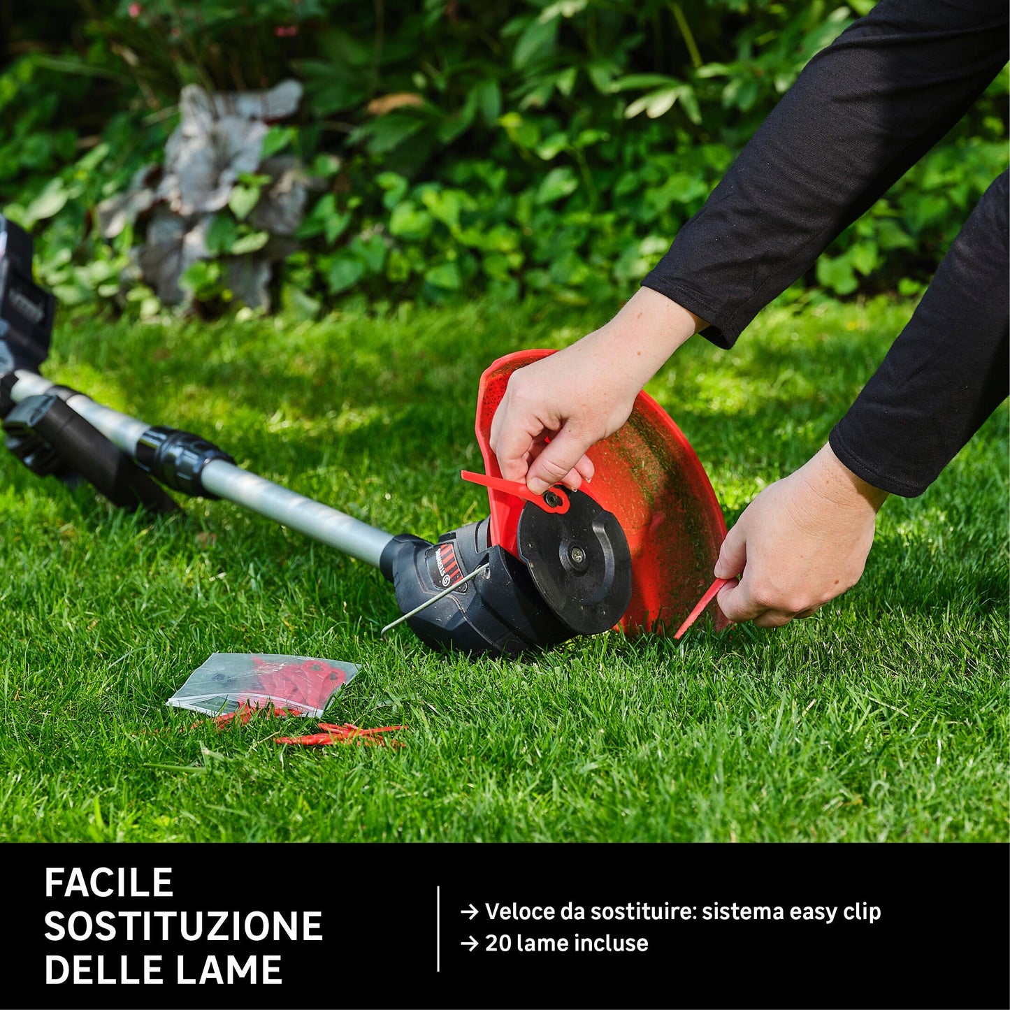 STERWINS 18V CORDLESS TRIMMER 1 BATTERY INCLUDED