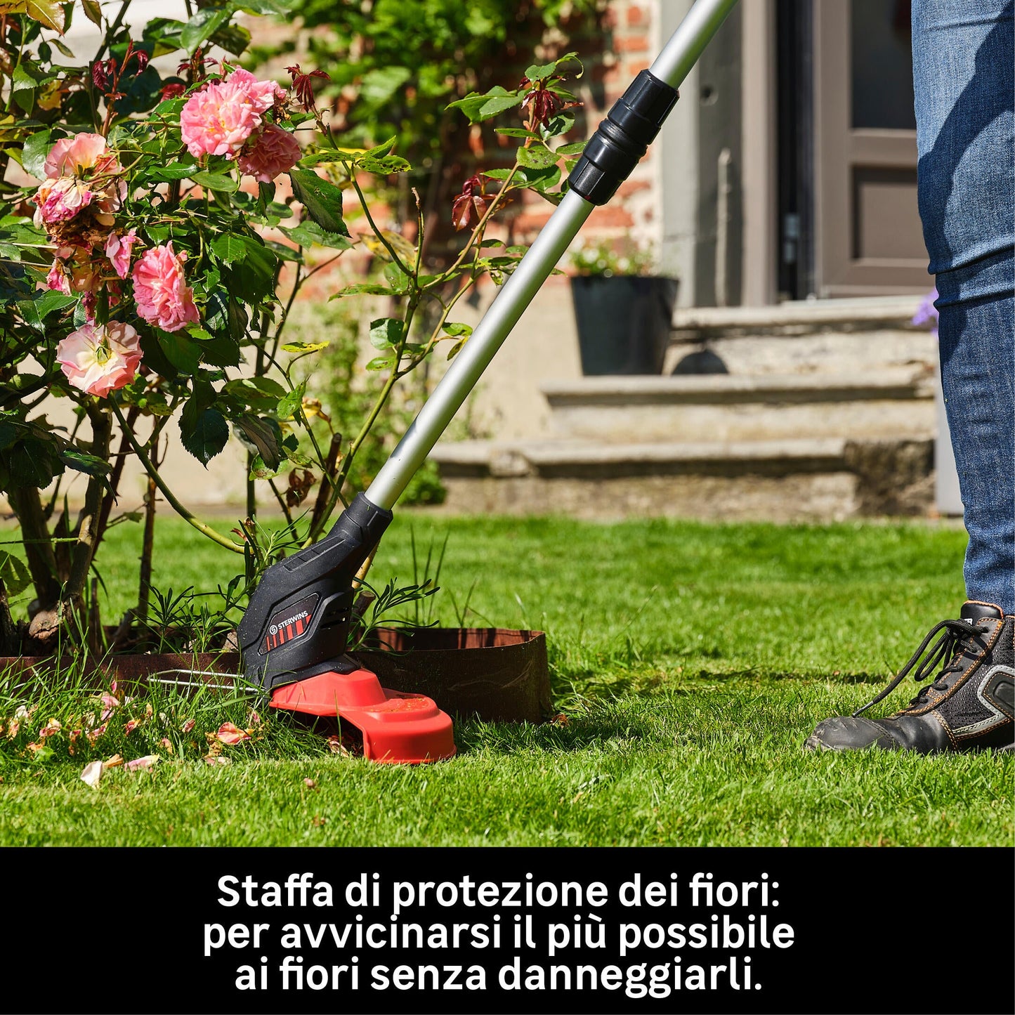 STERWINS 18V CORDLESS TRIMMER 1 BATTERY INCLUDED