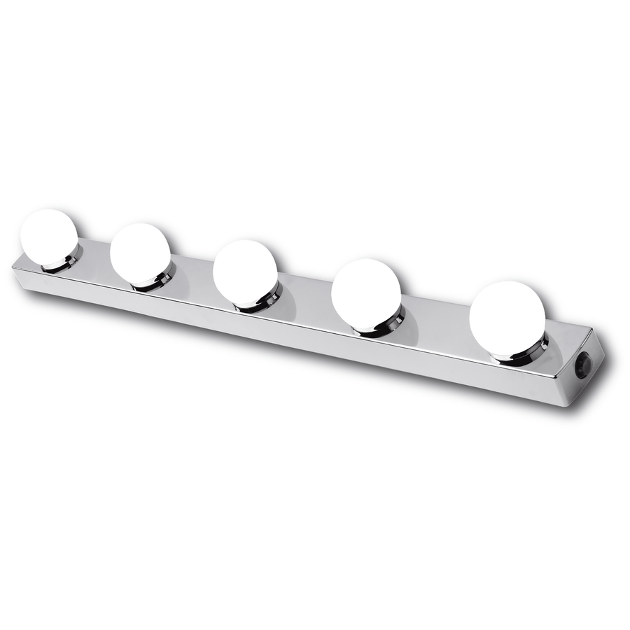 Lizz Silver 60cm LED wall-mounted mirror light, 1550 lm, IP44