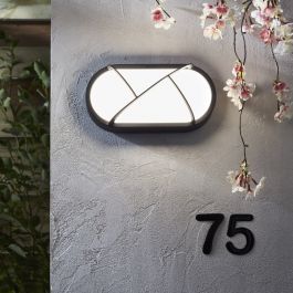 PALMER WALL LIGHT PLASTIC BLACK 24X9X9 CM LED 12W IP54