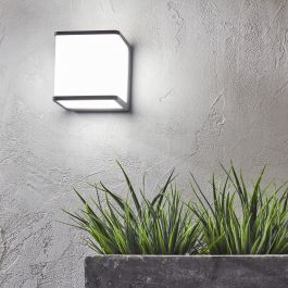 TELIN ALUMINUM WALL SCONCE SILVER 11X11X10CM LED 14.2W NATURAL LIGHT IP54