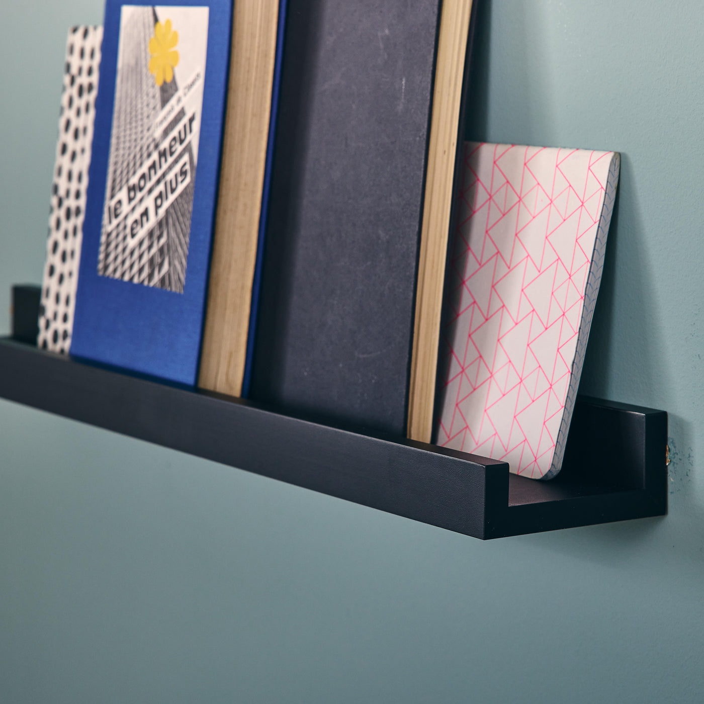 Shelf U Shape L60xW10xH3CM Black