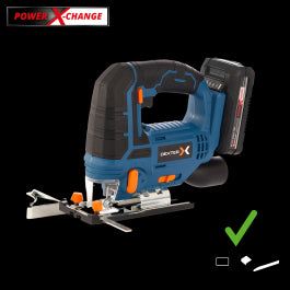 DEXTER 18V JIGSAW, 1 2.5AH BATTERY AND CHARGER
