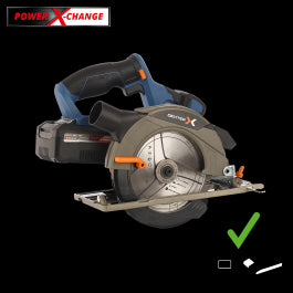 DEXTER 18V CIRCULAR SAW, 1 4AH BATTERY AND CHARGER