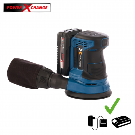 DEXTER 18V ORBITAL SANDER, 1 2AH BATTERY AND CHARGER