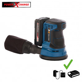 DEXTER 18V ORBITAL SANDER, 1 2AH BATTERY AND CHARGER