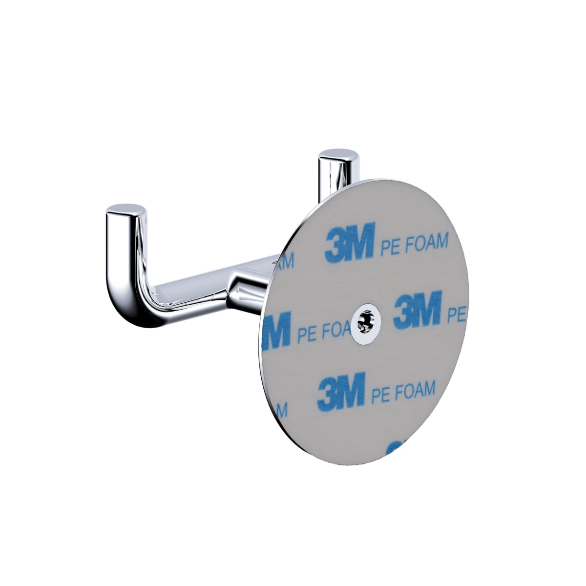 DOUBLE SCREW OR ADHESIVE HANGER 3M SPRING SENSEA CHROME