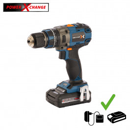 DEXTER 18V BRUSHLESS IMPACT DRILL DRIVER , 2 2AH BATTERIES AND CHARGER