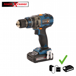 DEXTER 18V BRUSHLESS IMPACT DRILL DRIVER , 2 2AH BATTERIES AND CHARGER