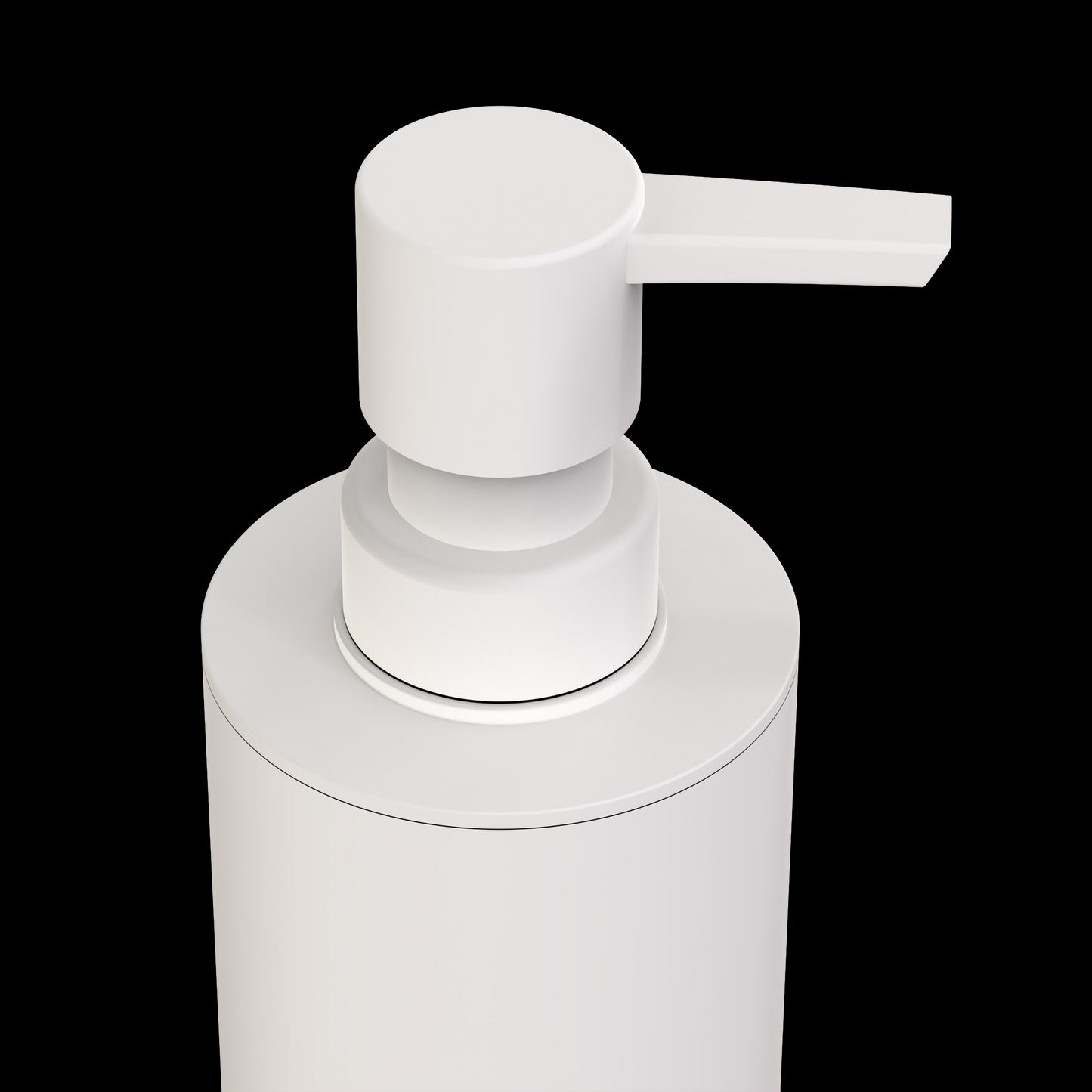 DISPENSER SAPONE ESSENTIAL BIANCO OPACO
