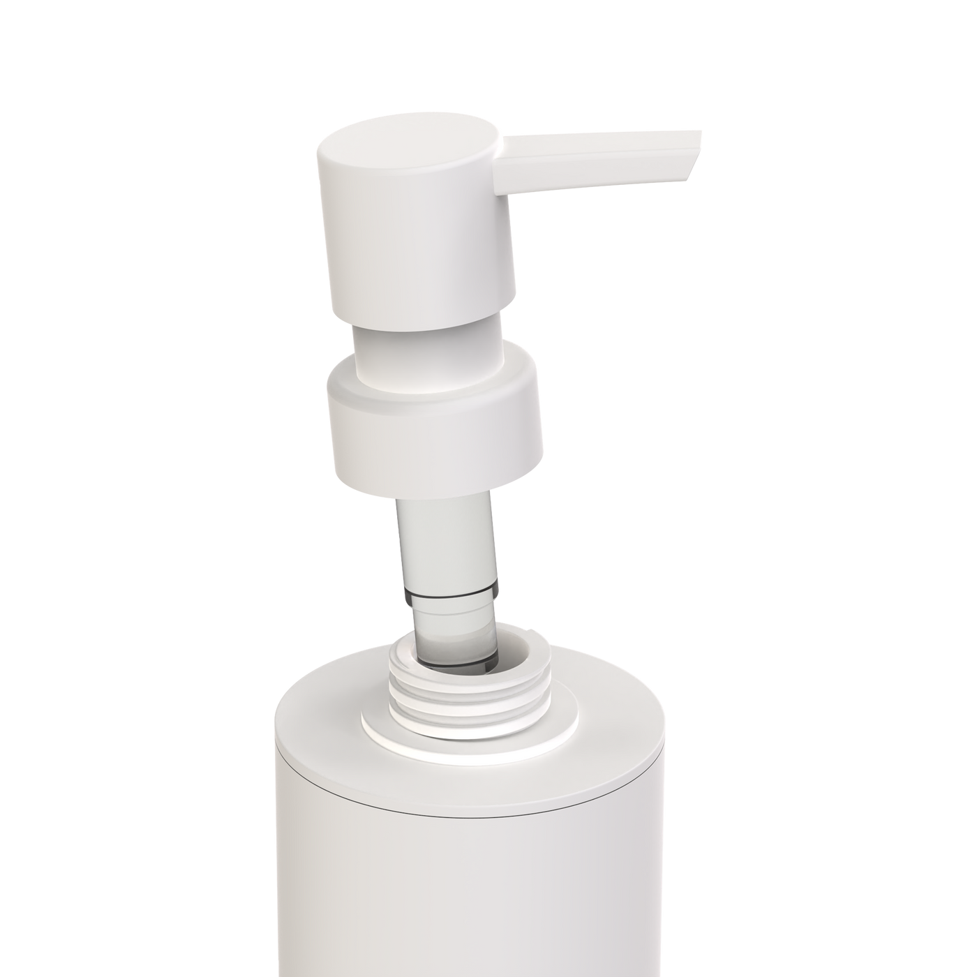 DISPENSER SAPONE ESSENTIAL BIANCO OPACO