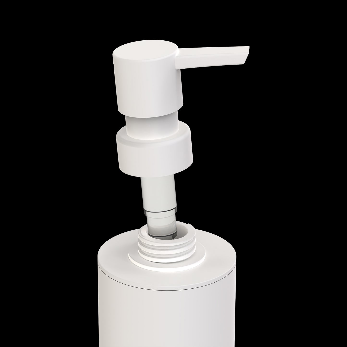 DISPENSER SAPONE ESSENTIAL BIANCO OPACO