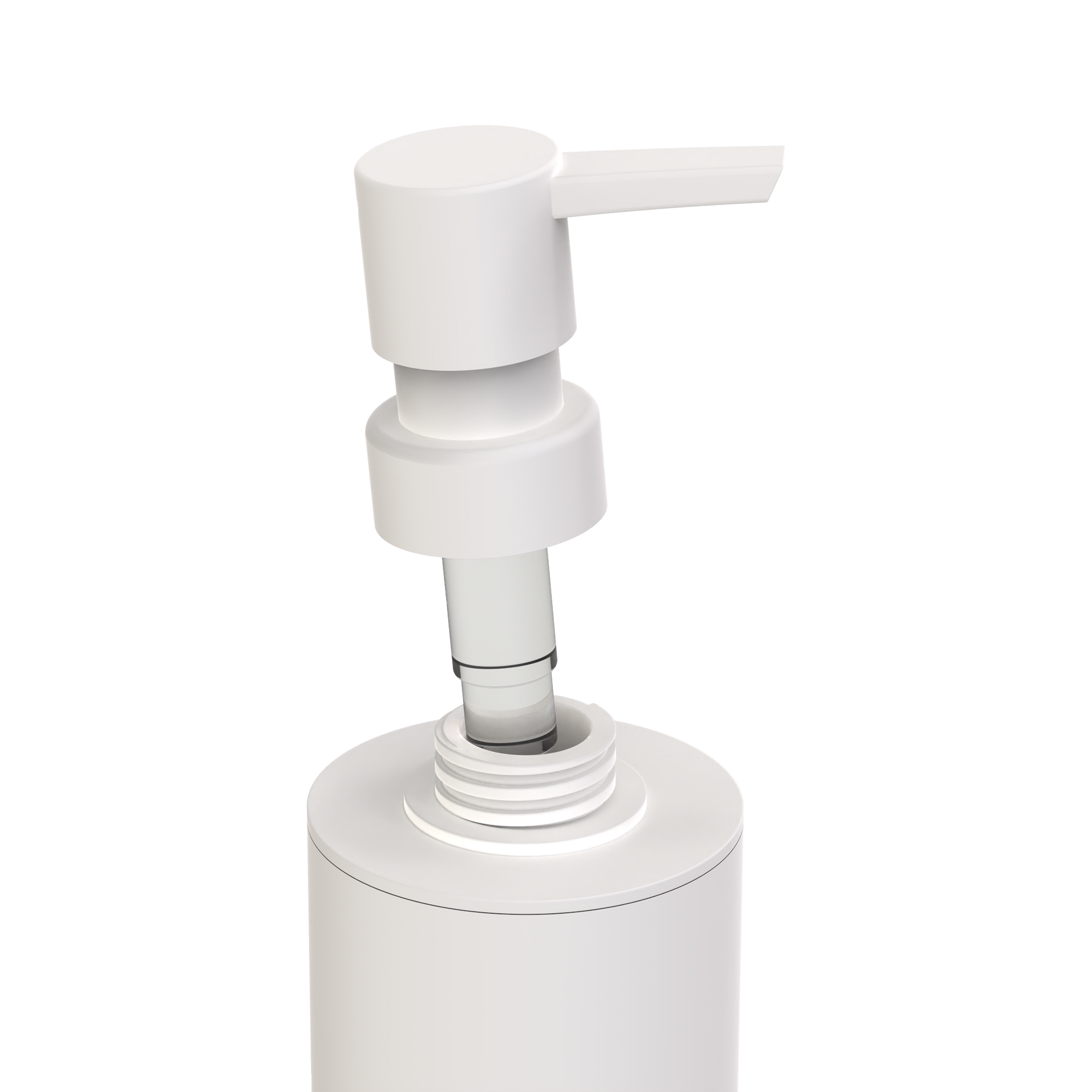 DISPENSER SAPONE ESSENTIAL BIANCO OPACO