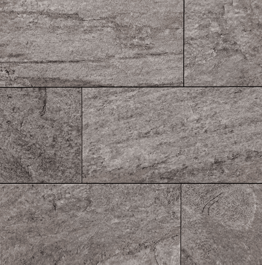 Outdoor tundra grey stoneware floor tiles 20x40 r11 1.41sqm