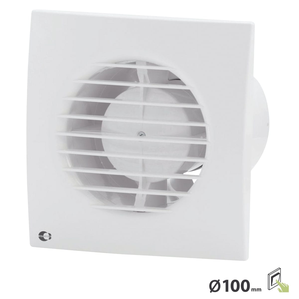 Bricocenter AIR ASPIRATOR DIA 100MM WITH SWITCH AND WHITE FILTER