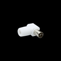 TV PLUG ELBOW MALE 9.52MM