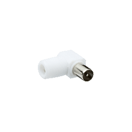 TV PLUG ELBOW MALE 9.52MM