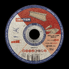 DEXTER 125X1.6 STAINLESS STEEL CUTTING DISC