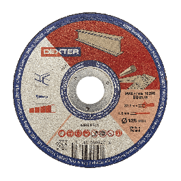 DEXTER 125X1.6 STAINLESS STEEL CUTTING DISC