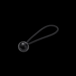 ELASTIC CORD WITH HOOK BLACK L 0.15 M X D 4 MM 8 PIECES