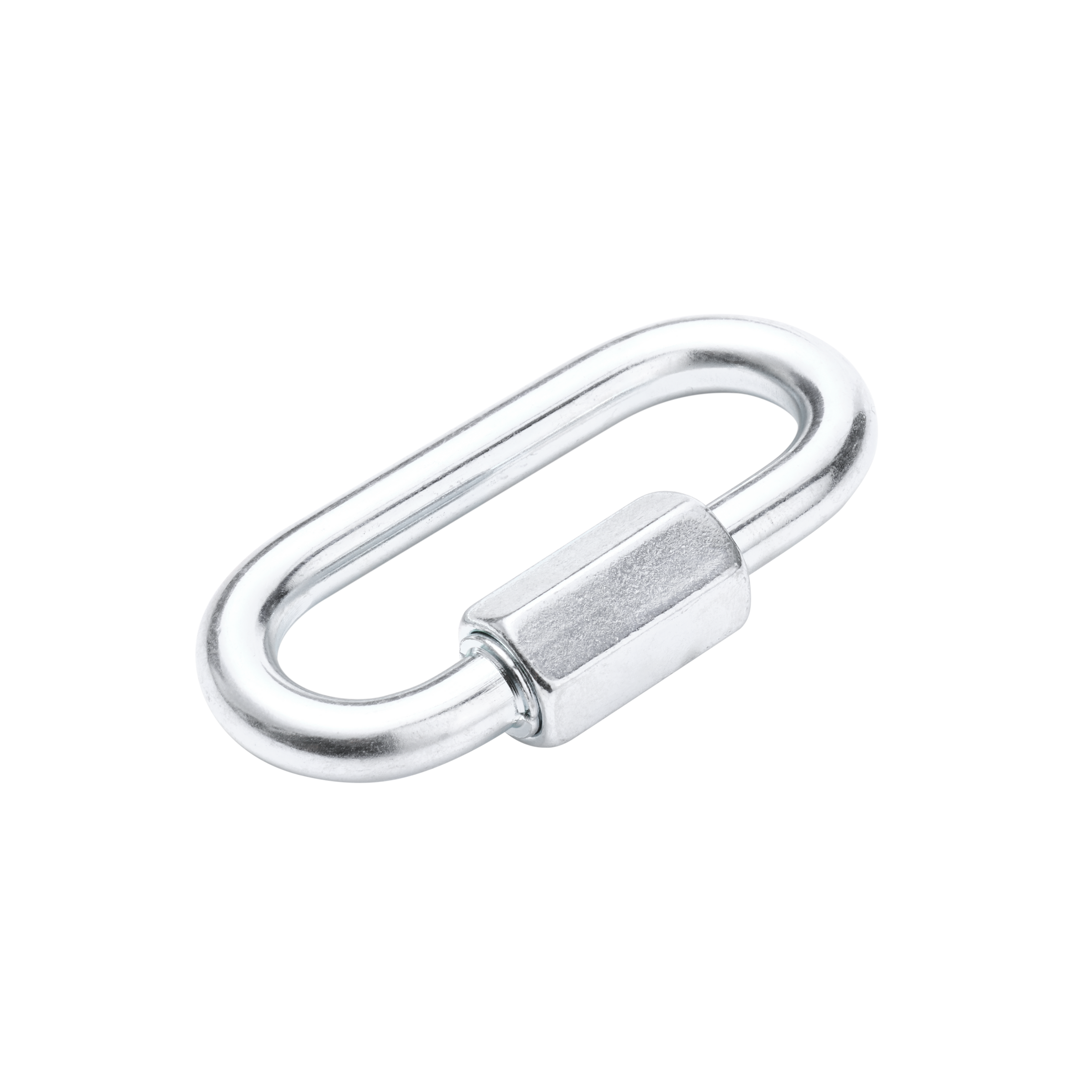 Galvanised steel chain link, 8x73mm