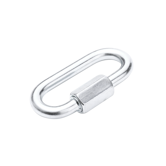 Galvanised steel chain link, 8x73mm