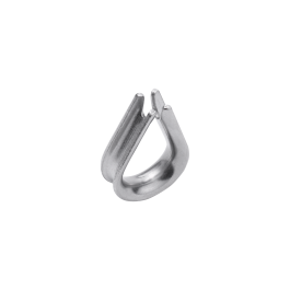 RAW STAINLESS STEEL STANDERS FOR CABLE D6 MM, 2 PIECES