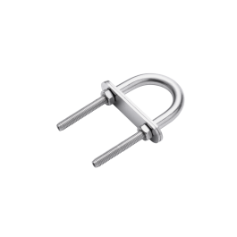 STAINLESS STEEL STANDERS FIXING COLLAR 48X83MM D8MM