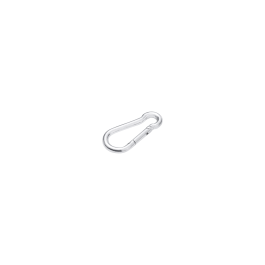 GALVANISED STEEL STANDERS CARABINER D 5 X 50 MM 40 KG