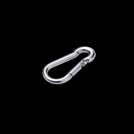 GALVANISED STEEL STANDERS CARABINER D 4 X 40 MM 35 KG