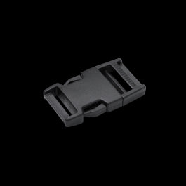 CLIP BUCKLE FOR STRAP STANDERS BLACK L25 MM, 2 PCS.