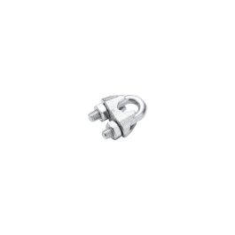GALVANISED STEEL CABLE CLAMP STANDERS FOR CABLE D 8 MM, 2 PIECES