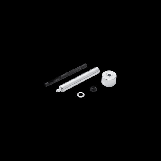 EYELET AND PUNCH FOR STRAPS AND CANVAS STANDERS BLACK STEEL D 6 MM 40 PIECES