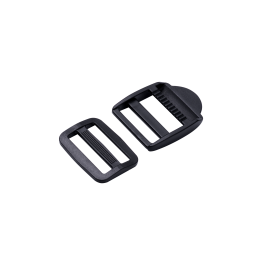 BELT BUCKLE FOR STRAP STANDERS BLACK L25 MM, 2 PCS.