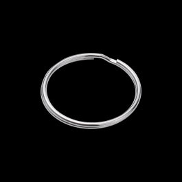 NICKEL-PLATED STEEL KEY RING STANDERS D 35 MM, 3 PIECES