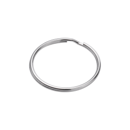 NICKEL-PLATED STEEL KEY RING STANDERS D 35 MM, 3 PIECES