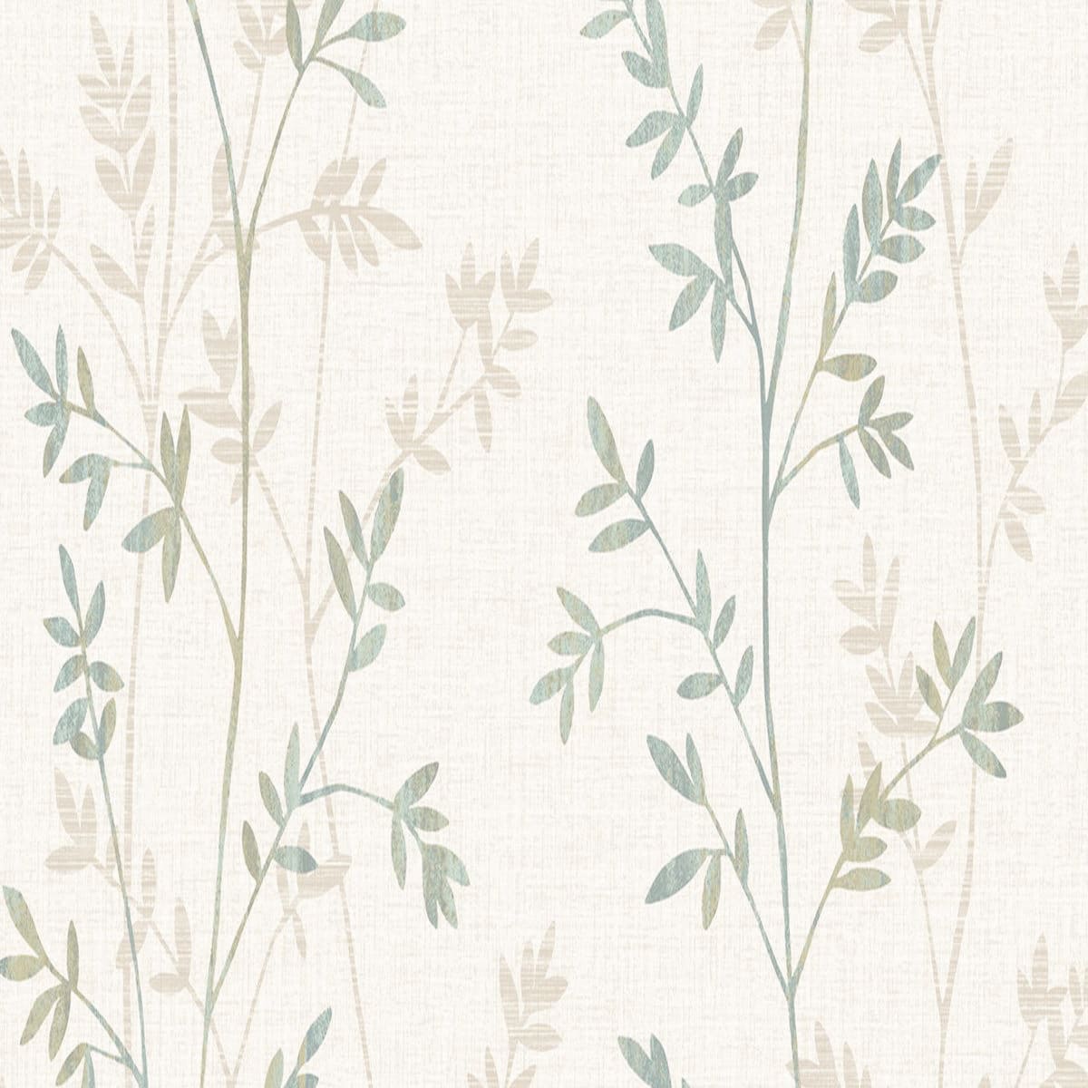 GREEN BRANCHES WALLPAPER 53CMX10.5M