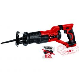 EINHELL 18V RECIPROCATING SAW WITH 2 BLADES, WITHOUT BATTERY AND CHARGER