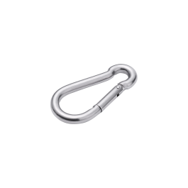 RAW STAINLESS STEEL STANDERS CARABINER D 10 X 100 MM 280 KG