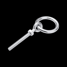 FIXING RING WITH SCREW 10X90 MM GALVANISED STEEL STANDERS D 50 MM