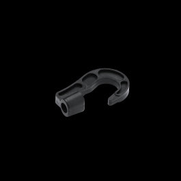 ELASTIC CABLE HOOK D 6 MM RAW POLYPROPYLENE STANDERS, 2 PIECES