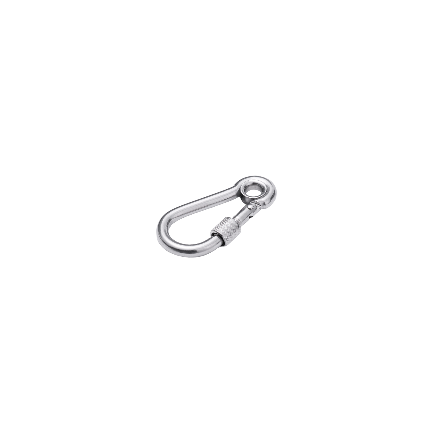DOUBLE LOCKING CARABINER STANDERS STAINLESS STEEL RAW D 6 X 60 MM 100 KG