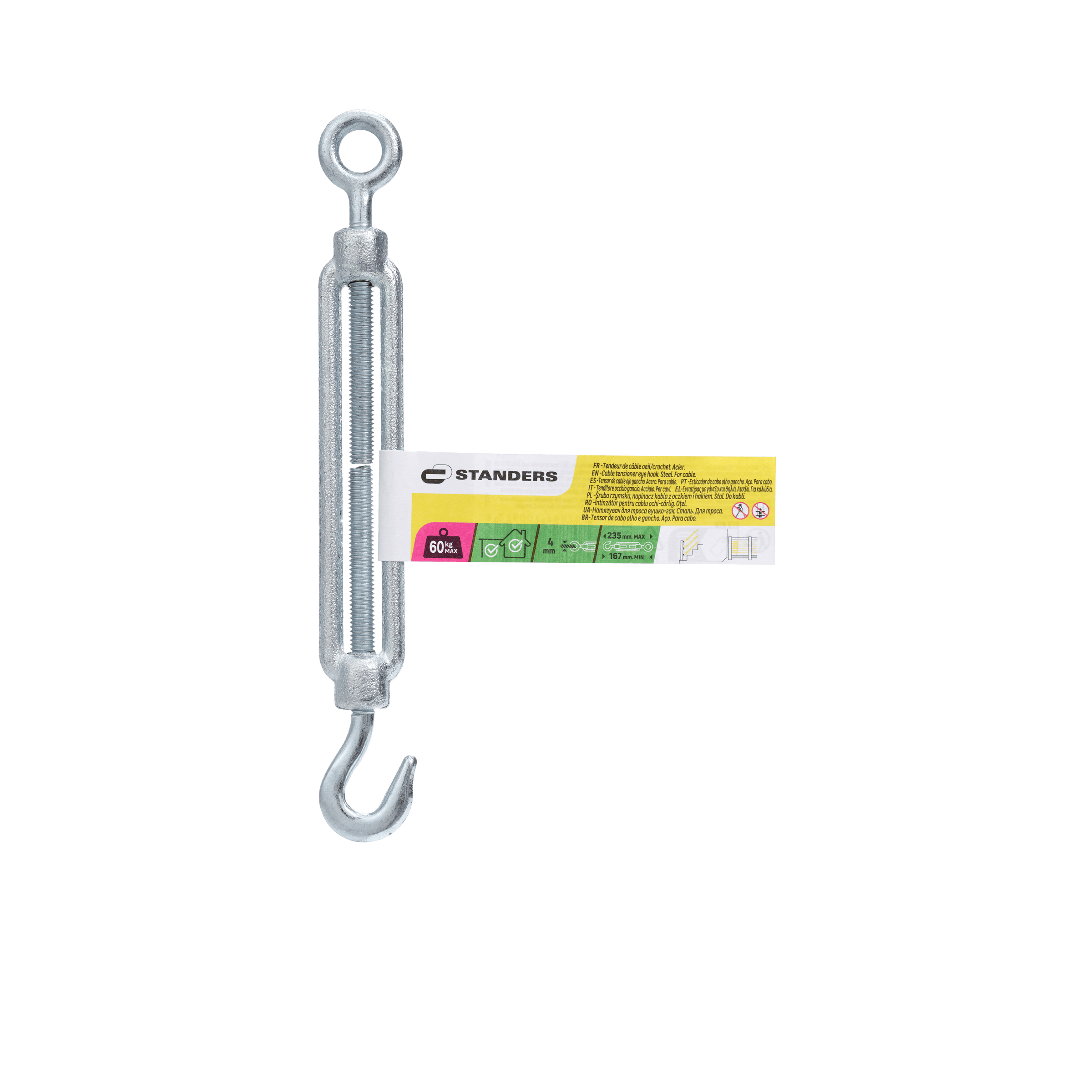 HOOK/EYE CABLE TURNBUCKLE STANDER