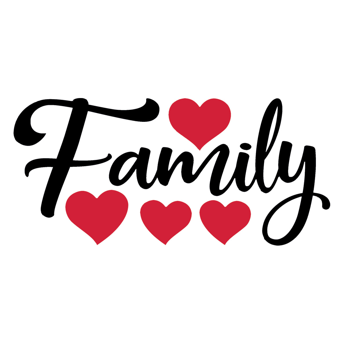 FOAM FAMILY STICKER 15.5X34 CM