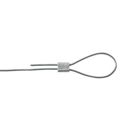 RAW ALUMINIUM CABLE CLAMPING SLEEVE STANDERS FOR CABLE D 1-1.5 MM, 10 PIECES