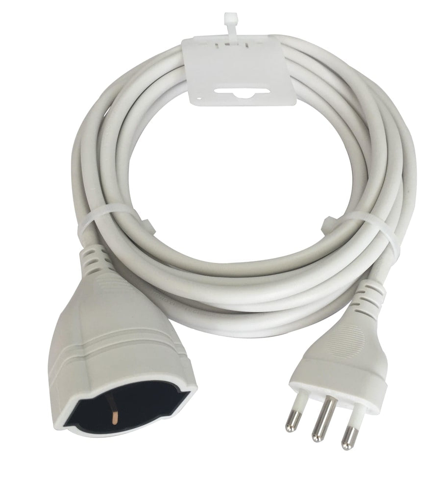 Bricocenter INDOOR EXTENSION CABLE 5 M 10/16A PLUG WHITE